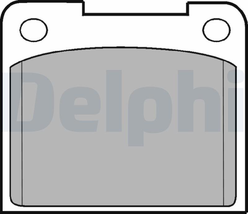 Delphi LP15-17B1 - Bremžu uzliku kompl., Disku bremzes www.autospares.lv