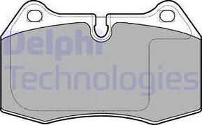 Delphi LP1584-18B1 - Bremžu uzliku kompl., Disku bremzes www.autospares.lv