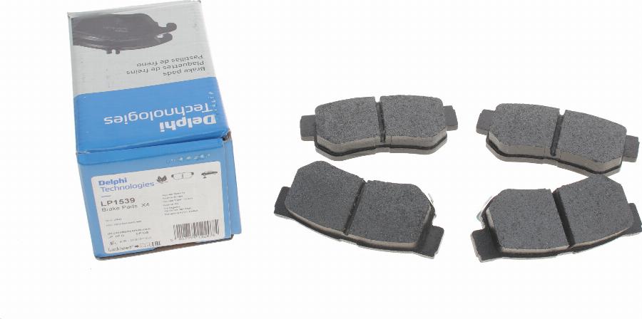 Delphi LP1539 - Brake Pad Set, disc brake www.autospares.lv