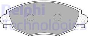 Delphi LP1533-18B1 - Bremžu uzliku kompl., Disku bremzes www.autospares.lv