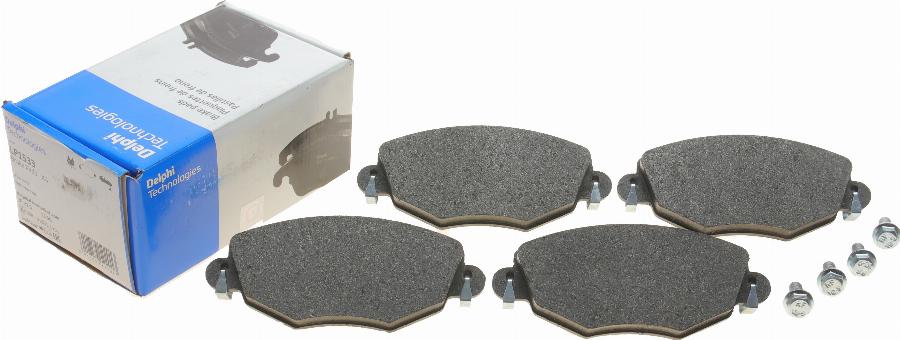 Delphi LP1533 - Brake Pad Set, disc brake www.autospares.lv