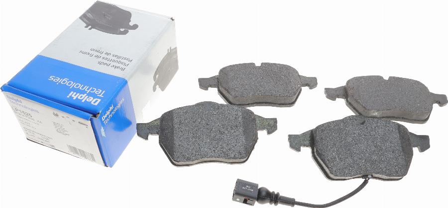 Delphi LP1525 - Brake Pad Set, disc brake www.autospares.lv