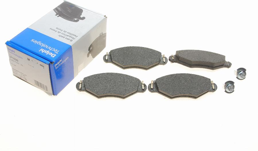 Delphi LP1699 - Brake Pad Set, disc brake www.autospares.lv