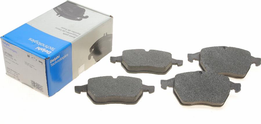 Delphi LP1600 - Brake Pad Set, disc brake www.autospares.lv