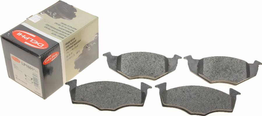 Delphi LP1601 - Brake Pad Set, disc brake www.autospares.lv