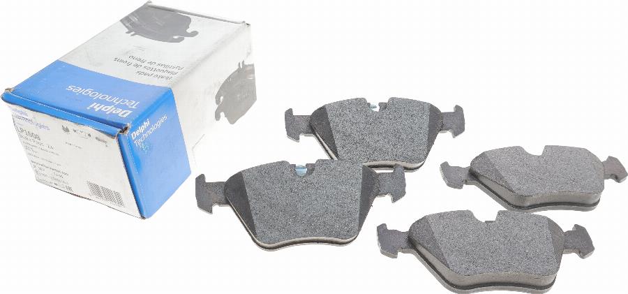 Delphi LP1608 - Brake Pad Set, disc brake www.autospares.lv