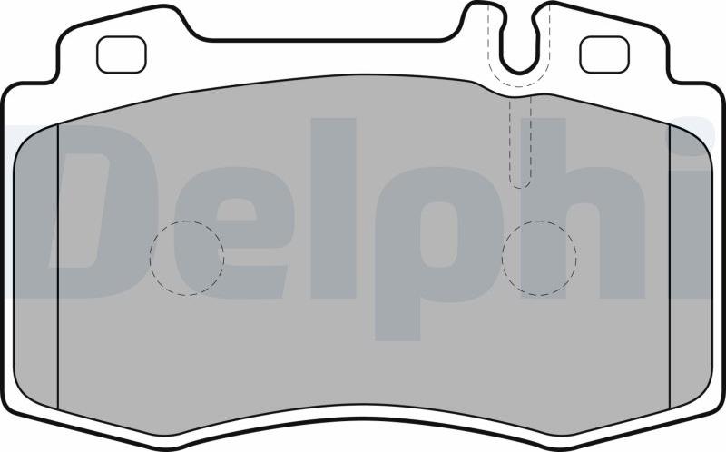 Delphi LP1688-17B1 - Bremžu uzliku kompl., Disku bremzes www.autospares.lv