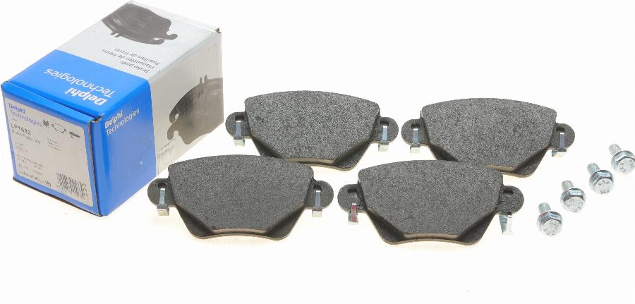 Delphi LP1682 - Brake Pad Set, disc brake www.autospares.lv