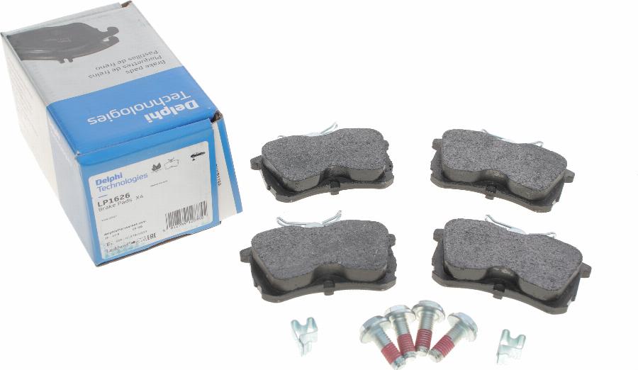 Delphi LP1626 - Brake Pad Set, disc brake www.autospares.lv