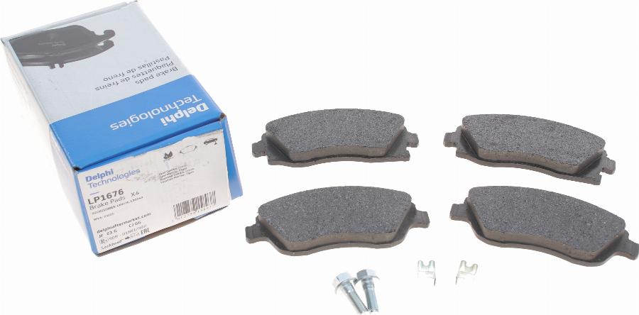 Delphi LP1676 - Brake Pad Set, disc brake www.autospares.lv