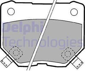 Delphi LP1057 - Bremžu uzliku kompl., Disku bremzes www.autospares.lv