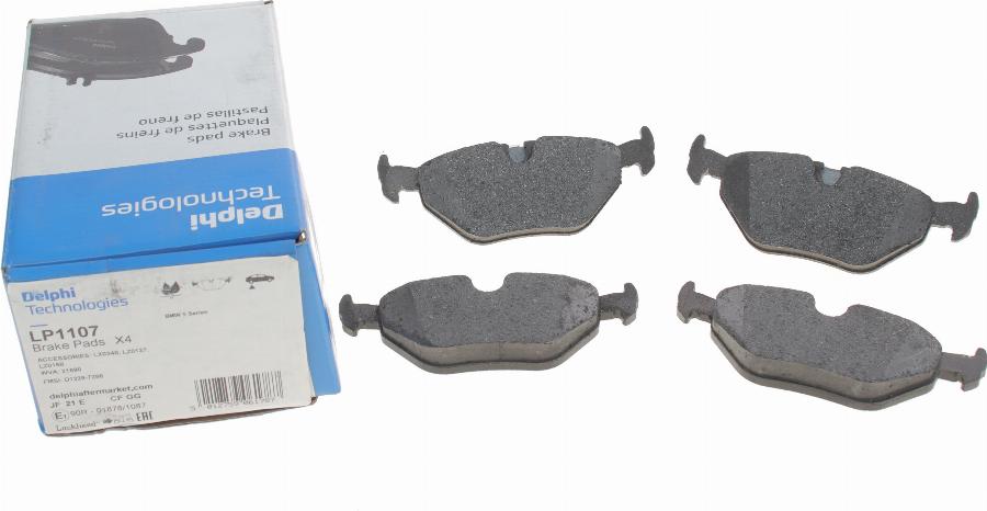 Delphi LP1107 - Brake Pad Set, disc brake www.autospares.lv