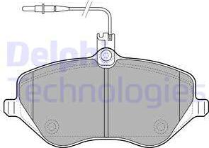 Delphi LP1891-18B1 - Bremžu uzliku kompl., Disku bremzes www.autospares.lv