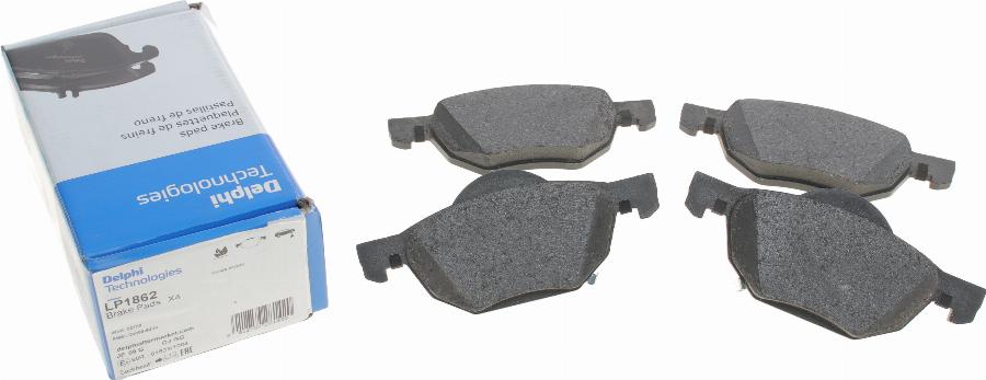 Delphi LP1862 - Brake Pad Set, disc brake www.autospares.lv