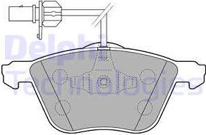 Delphi LP1801-18B1 - Bremžu uzliku kompl., Disku bremzes www.autospares.lv