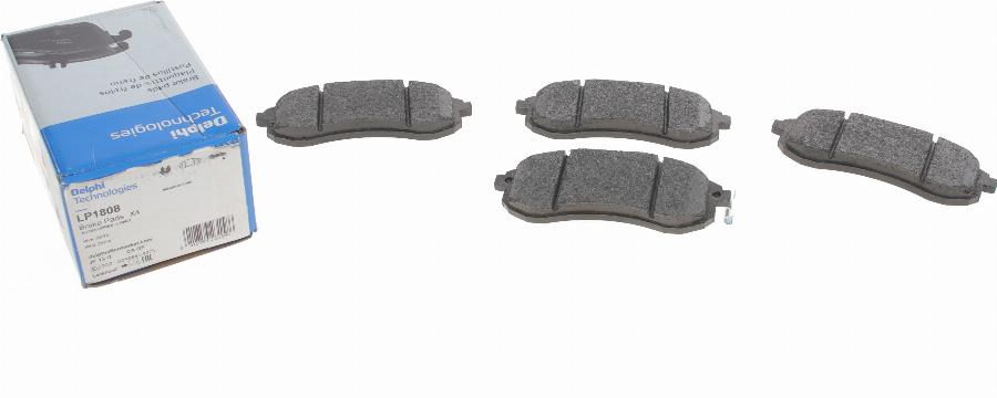 Delphi LP1808 - Brake Pad Set, disc brake www.autospares.lv