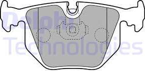 Delphi LP1803-18B1 - Brake Pad Set, disc brake www.autospares.lv