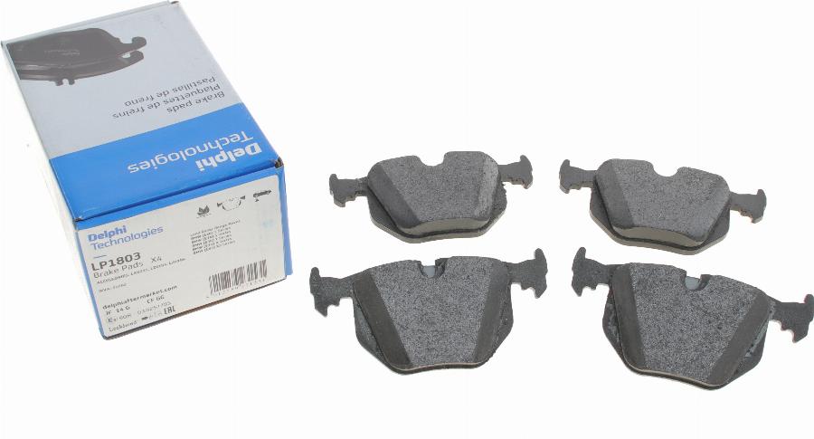 Delphi LP1803 - Brake Pad Set, disc brake www.autospares.lv