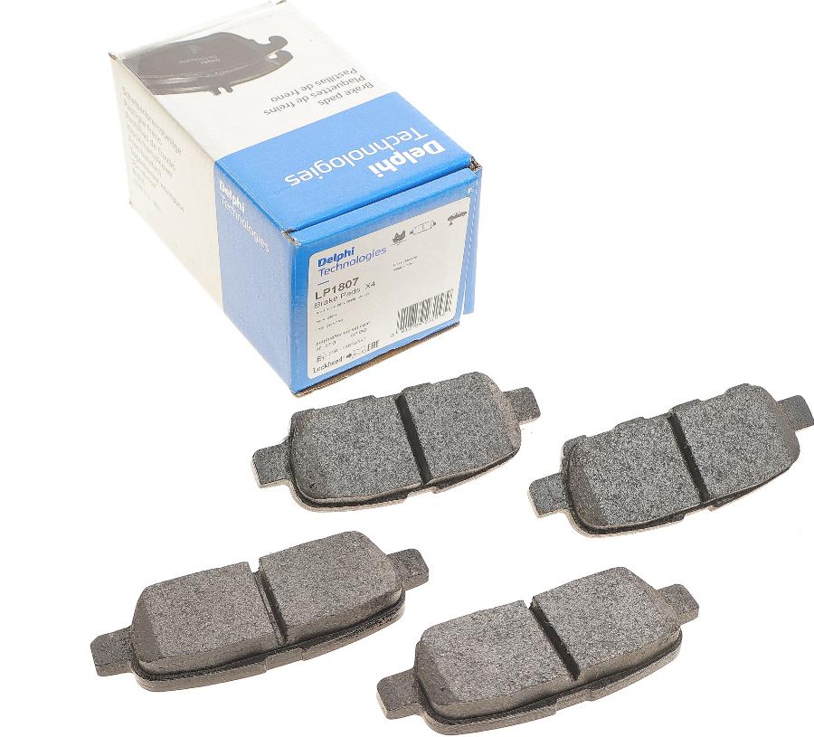 Delphi LP1807 - Brake Pad Set, disc brake www.autospares.lv