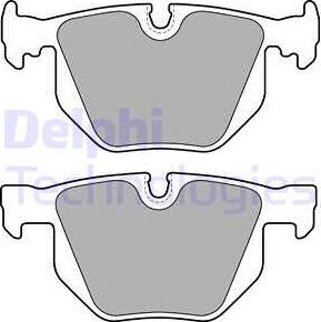 Delphi LP1834 - Brake Pad Set, disc brake www.autospares.lv