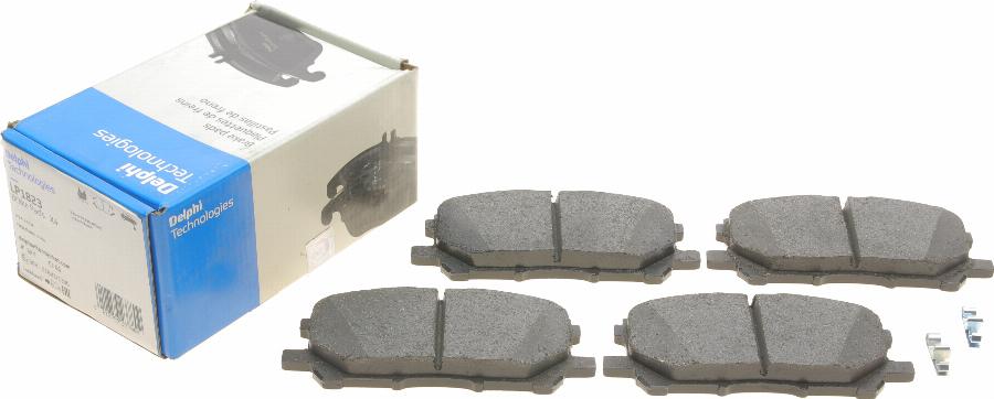 Delphi LP1823 - Brake Pad Set, disc brake www.autospares.lv