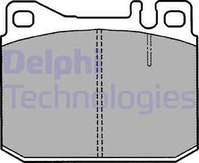 Delphi LP1208 - Bremžu uzliku kompl., Disku bremzes autospares.lv