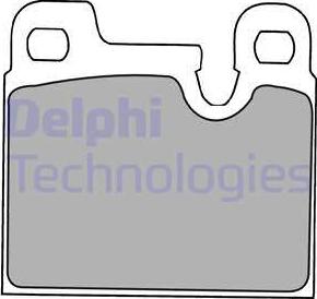 Delphi LP1230 - Bremžu uzliku kompl., Disku bremzes autospares.lv