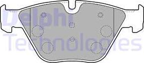 Delphi LP1794-18B1 - Brake Pad Set, disc brake www.autospares.lv