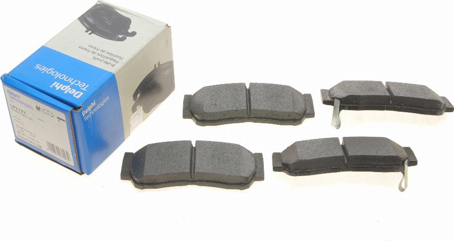 Delphi LP1797 - Brake Pad Set, disc brake www.autospares.lv