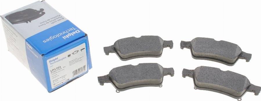 Delphi LP1701 - Brake Pad Set, disc brake www.autospares.lv