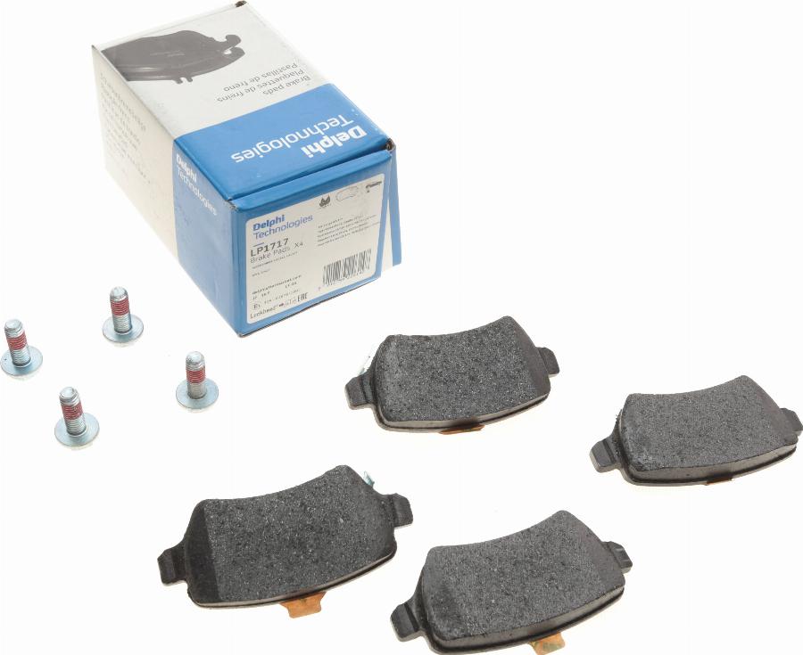 Delphi LP1717 - Brake Pad Set, disc brake www.autospares.lv