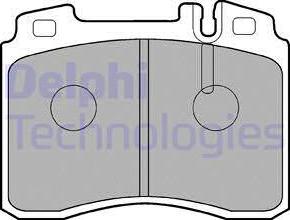 Delphi LP844 - Bremžu uzliku kompl., Disku bremzes autospares.lv