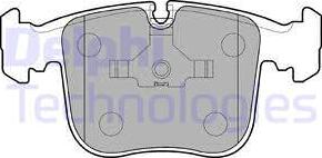 Delphi LP845 - Brake Pad Set, disc brake www.autospares.lv