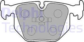 Delphi LP846 - Brake Pad Set, disc brake www.autospares.lv