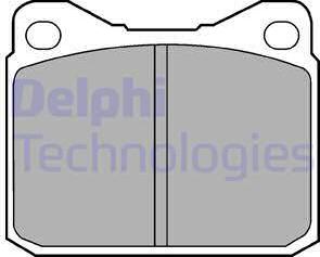 Delphi LP84 - Bremžu uzliku kompl., Disku bremzes autospares.lv