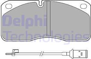 Delphi LP859 - Bremžu uzliku kompl., Disku bremzes www.autospares.lv