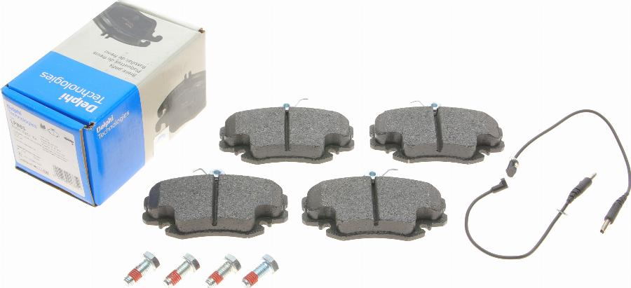 Delphi LP885 - Brake Pad Set, disc brake www.autospares.lv