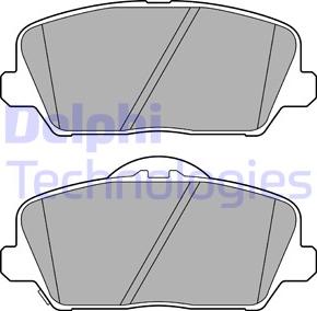 Delphi LP3591 - Bremžu uzliku kompl., Disku bremzes autospares.lv