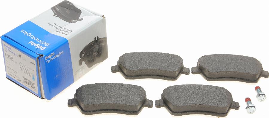 Delphi LP3551 - Brake Pad Set, disc brake www.autospares.lv