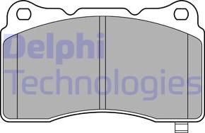 Delphi LP3575 - Bremžu uzliku kompl., Disku bremzes www.autospares.lv