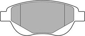 Delphi LP3638 - Brake Pad Set, disc brake www.autospares.lv