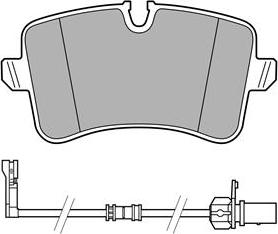 Delphi LP3625 - Тормозные колодки, дисковые, комплект www.autospares.lv