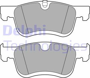 Delphi LP3675 - Bremžu uzliku kompl., Disku bremzes autospares.lv