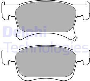 Delphi LP3164 - Bremžu uzliku kompl., Disku bremzes www.autospares.lv