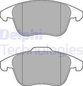 Delphi LP3175-18B1 - Bremžu uzliku kompl., Disku bremzes autospares.lv