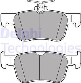 Delphi LP3391 - Bremžu uzliku kompl., Disku bremzes www.autospares.lv