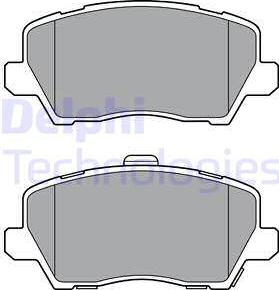 Delphi LP3363 - Bremžu uzliku kompl., Disku bremzes autospares.lv