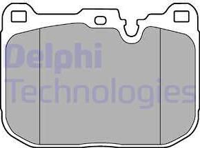 Delphi LP3248 - Bremžu uzliku kompl., Disku bremzes www.autospares.lv