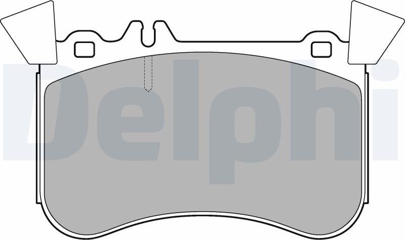 Delphi LP3242-17B1 - Bremžu uzliku kompl., Disku bremzes www.autospares.lv