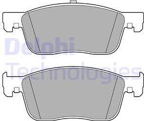 Delphi LP3260 - Brake Pad Set, disc brake www.autospares.lv